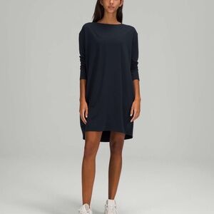 LULULEMON BACK IN ACTION LONG SLEEVE DRESS